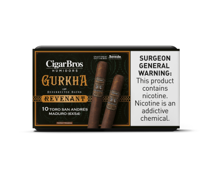Gurkha by CigarBros Cigars CigarBros 10ct Gurkha Revenant San Andres Mad + 7% Discount + FREE Humidor