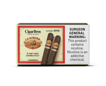 La Aurora by CigarBros Cigars CigarBros 5ct La Aurora 1987 Toro Connecticut + 5% Discount + FREE Humidor