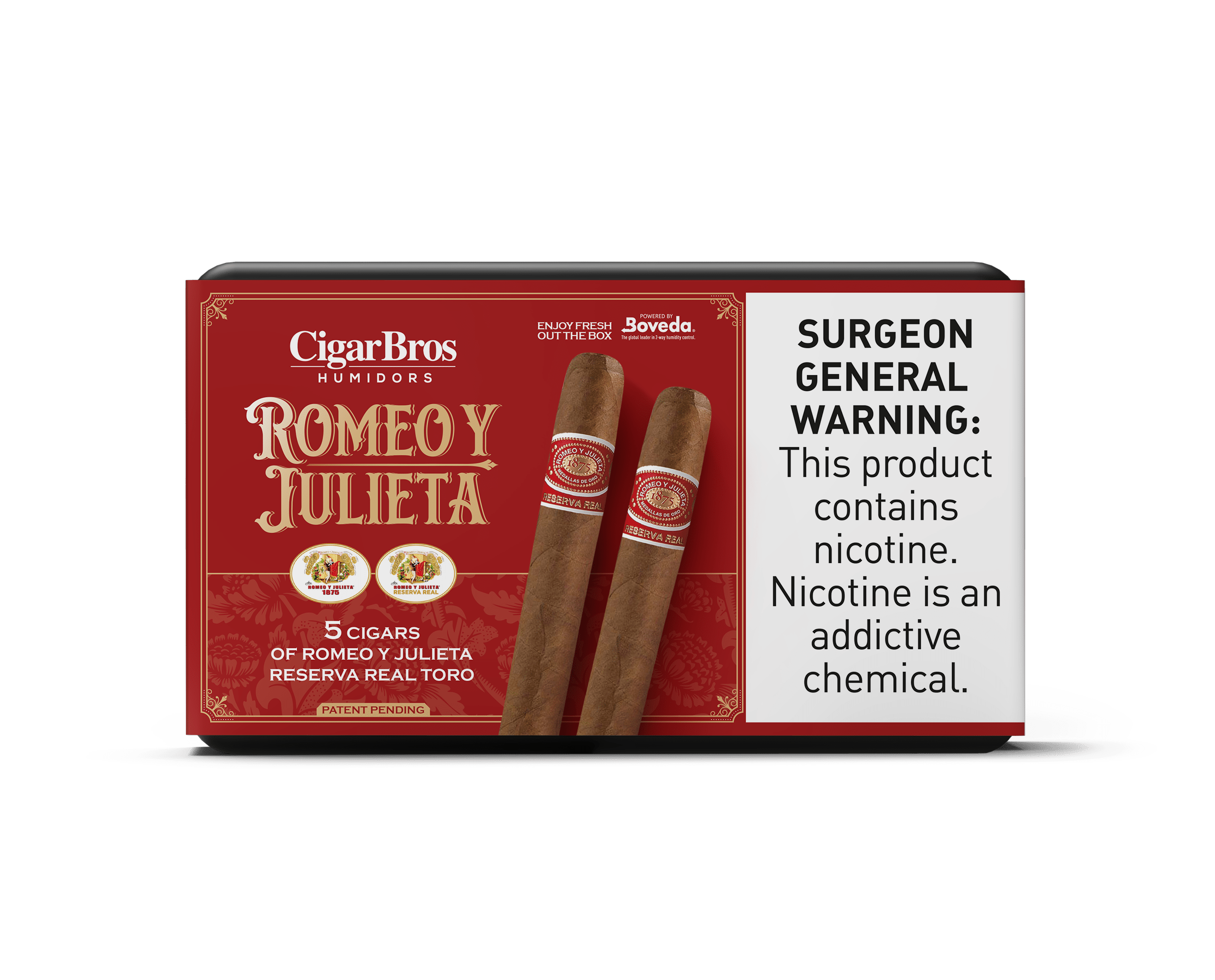 02_7321b7a5-3e75-4861-9672-395ca8019cbd Romeo y Julieta Reserva Real by CigarBros Cigars CigarBros 5ct Romeo Y Julieta Reserva Real + 5% Discount + FREE Humidor