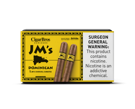 JM's by CigarBros Cigars CigarBros 5ct JM's Dominican Churchill Sumatra + 5% Discount + FREE Humidor