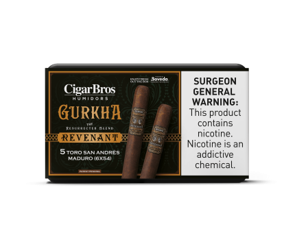 Gurkha by CigarBros Cigars CigarBros 5ct Gurkha Revenant San Andres Mad + 5% Discount + FREE Humidor