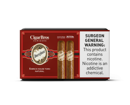 Brickhouse by CigarBros Cigars CigarBros 5ct Brickhouse Toro Classic + 5% Discount + FREE Humidor