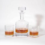 Old Rip Van Winkle Decanter & Set of 2 Rocks Glasses - Image 2