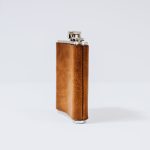 Old Rip Van Winkle Leather Wrapped Flask - Image 2
