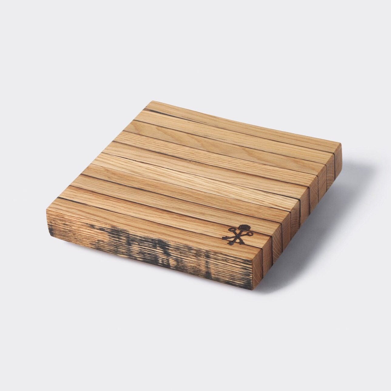 BSCBSQUARE Bourbon Barrel Stave Cutting Board: Square - Image 1