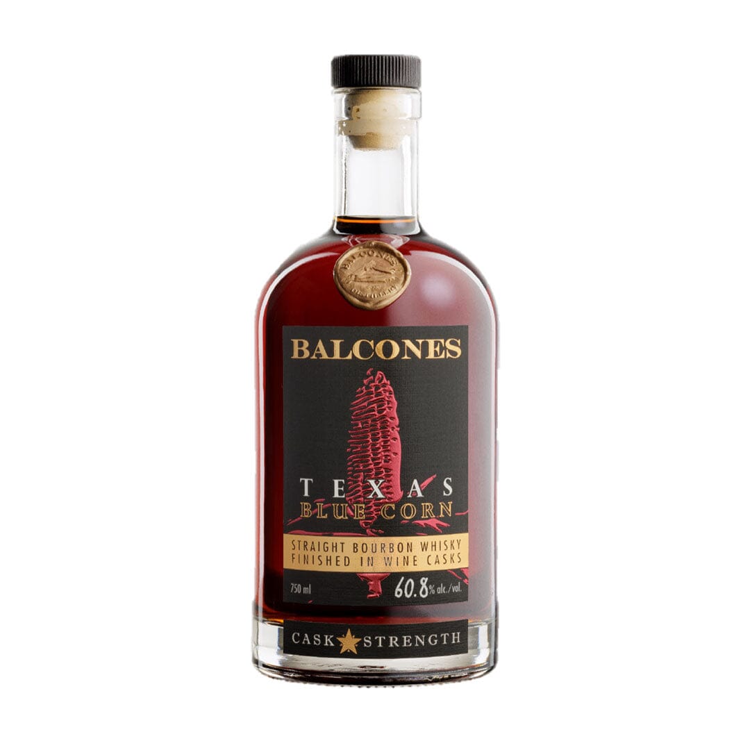 BalconesTexasBlueCornCaskStrengthBourbonFinishedinWineCasks Balcones Texas Blue Corn Cask Strength Bourbon Finished in Wine Casks - Image 1