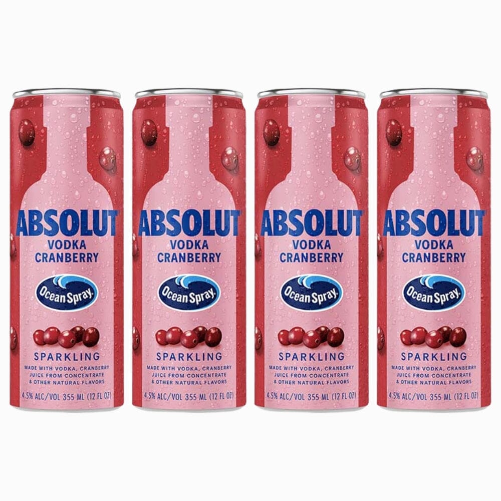 BuyAbsolutOceanSprayCranberry4pkOnline Absolut Ocean Spray Cranberry 4pk - Image 1
