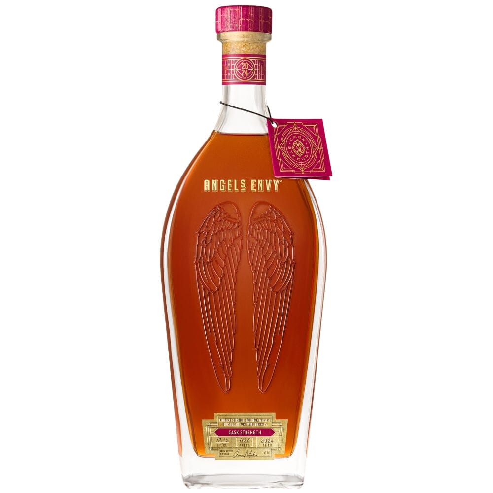 BuyAngel_sEnvy2024CaskStrengthPortFinishBourbonOnline Angel's Envy Cask Strength Bourbon 2024 - Image 1
