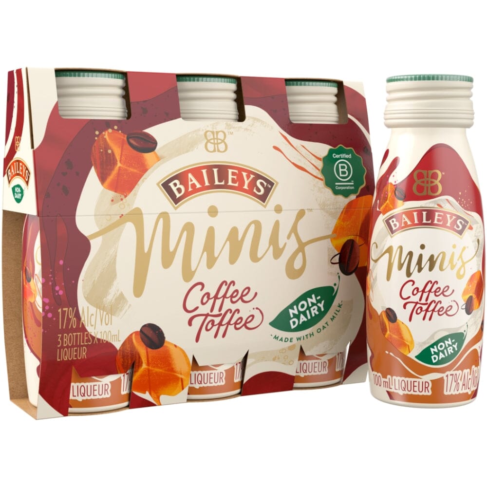 BuyBaileysMinisCoffeeToffee100mlOnline Baileys Minis Coffee Toffee 100ml 3PK - Image 1