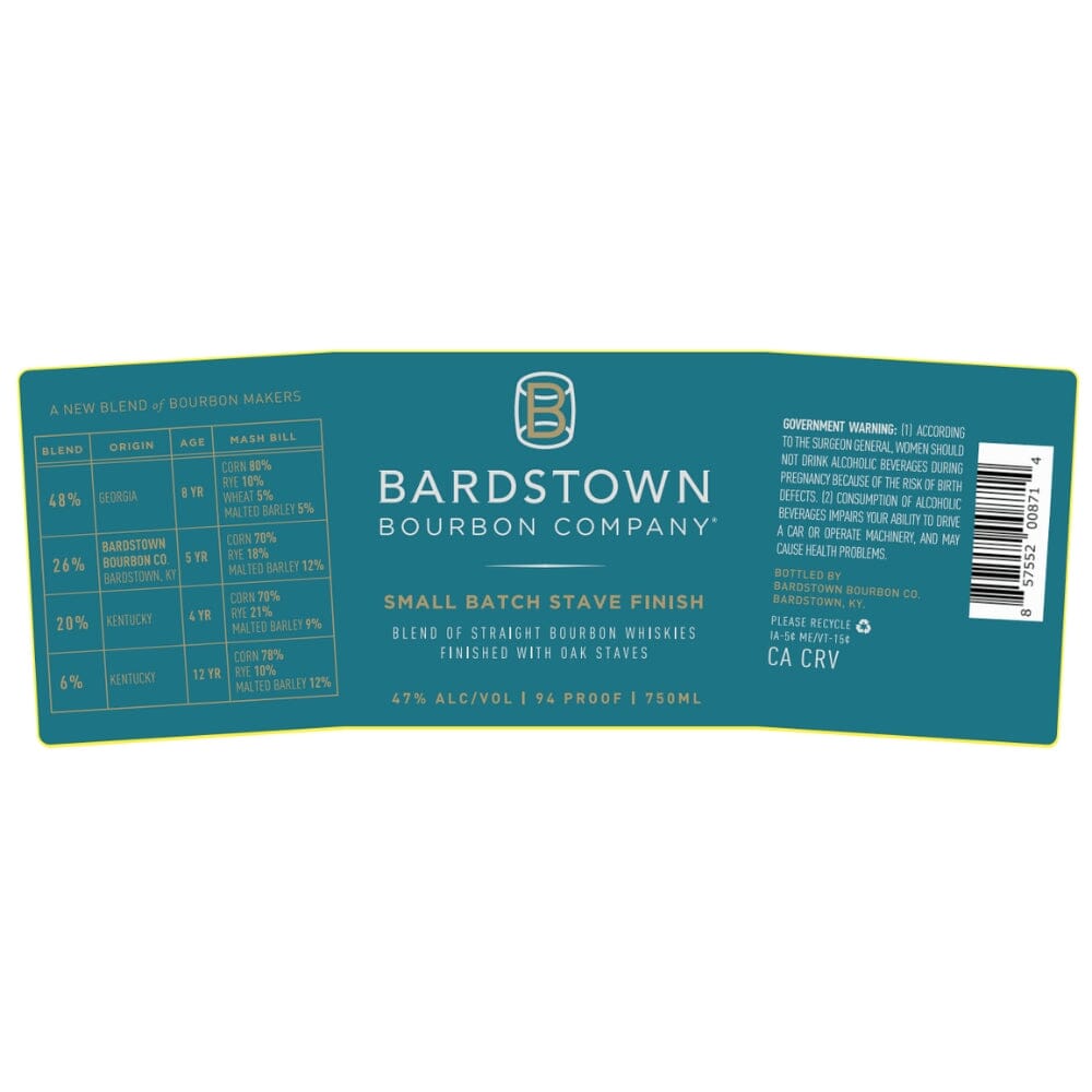 BuyBardstownBourbonSmallBatchStaveFinishBourbonOnline Bardstown Bourbon Small Batch Stave Finish Bourbon - Image 1
