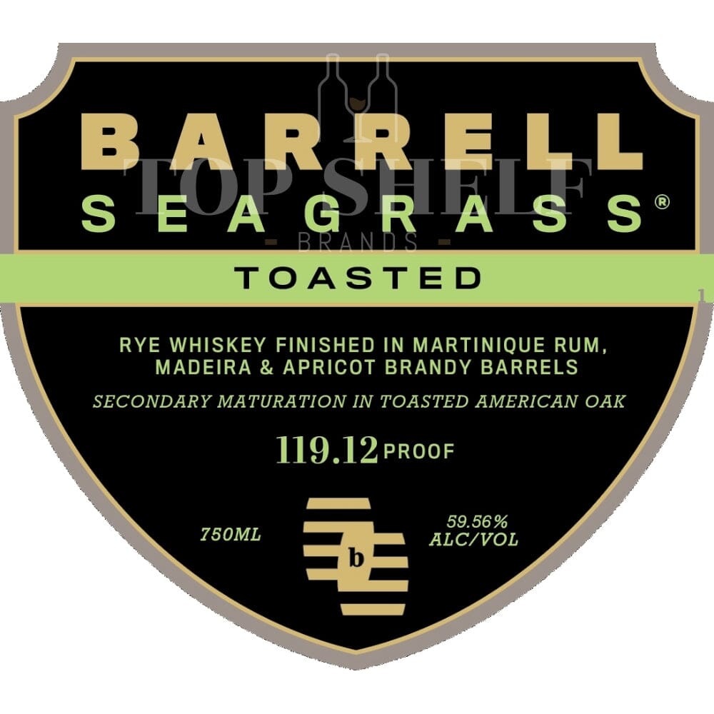 BuyBarrelSeagrassToastedRyeWhiskeyOnline Barrel Seagrass Toasted Rye Whiskey - Image 1