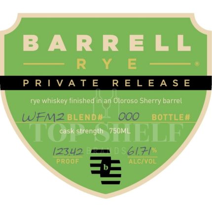 Barrell Rye Private Release Blend #WFM2