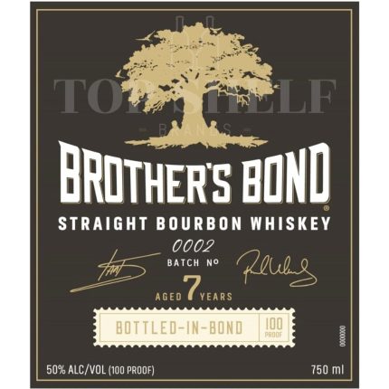 Brother’s Bond 7 Year Old Bottled in Bond Bourbon Batch 2