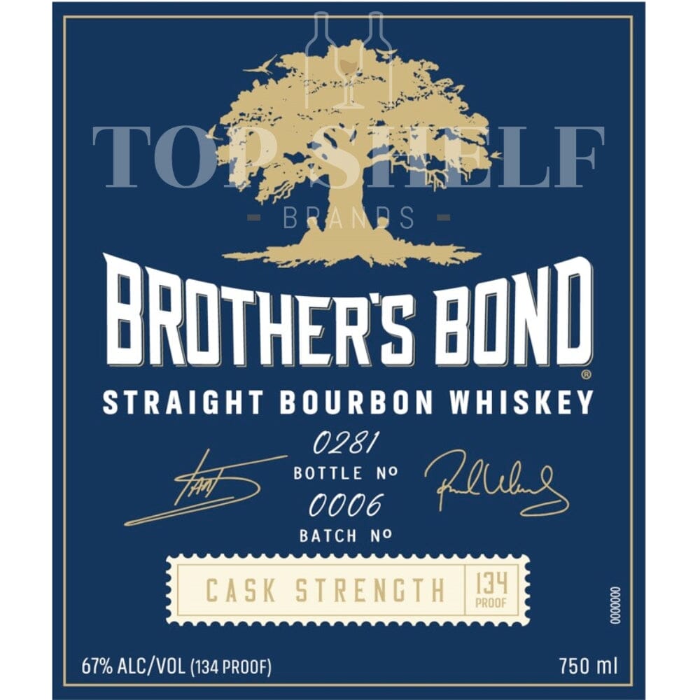 BuyBrother_sBondCaskStrengthBourbonBatch_6ByIanSomerhalder_PaulWesleyOnline Brother's Bond Cask Strength Bourbon Batch #6 - Image 1