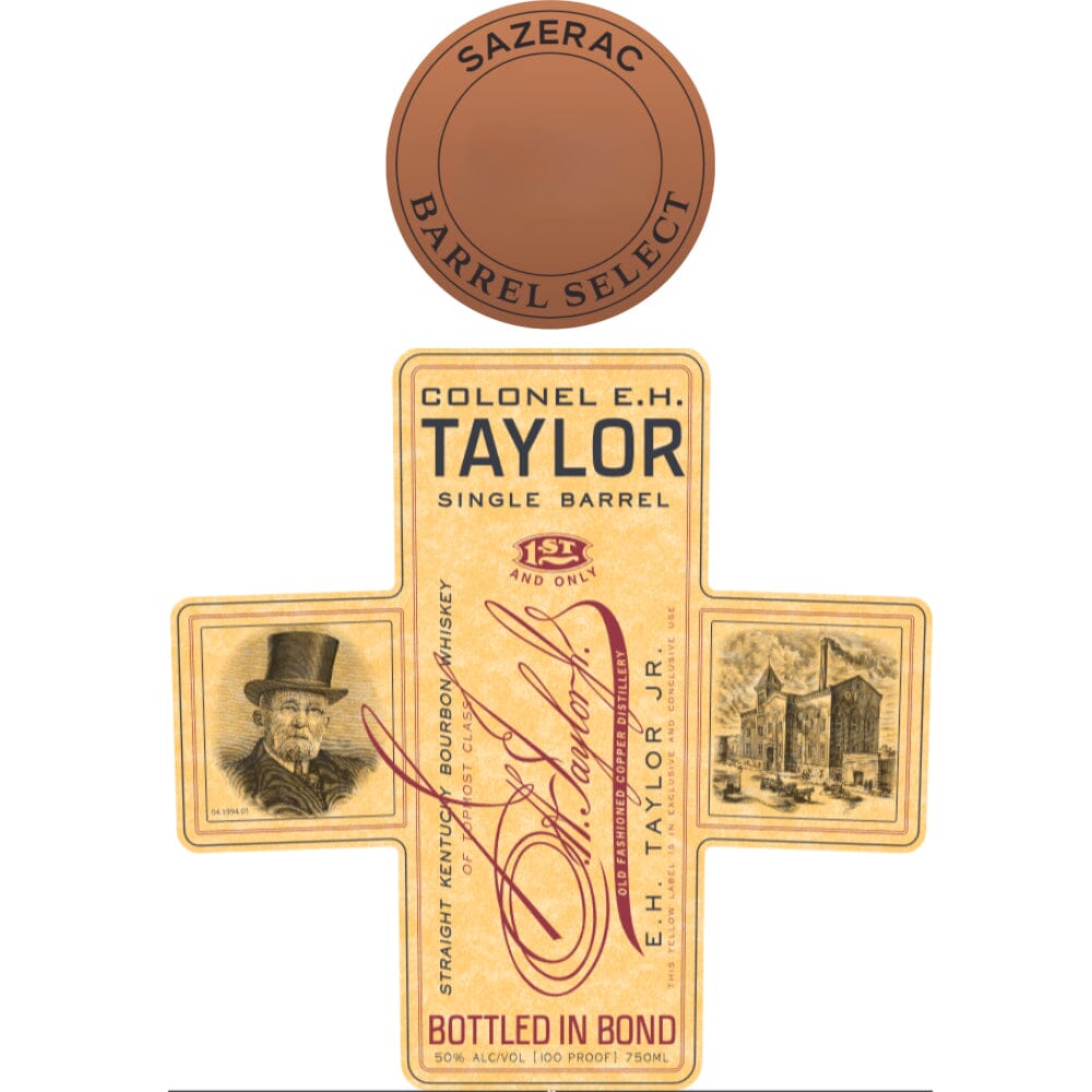 BuyColonelE.H.TaylorBottledInBondBourbonSazeracBarrelSelectOnline Colonel E.H. Taylor Bottled In Bond Bourbon Sazerac Barrel Select - Image 1