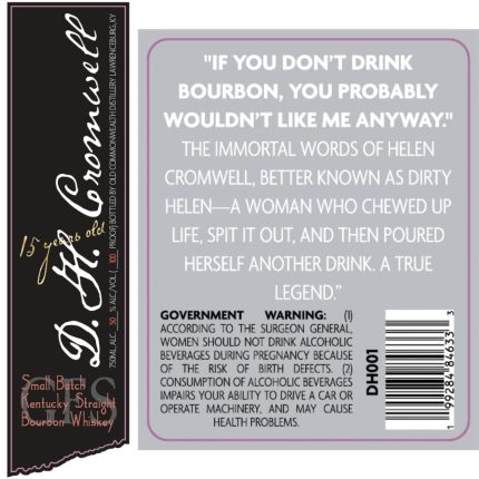D.H. Cromwell 15 Year Old Small Batch Bourbon