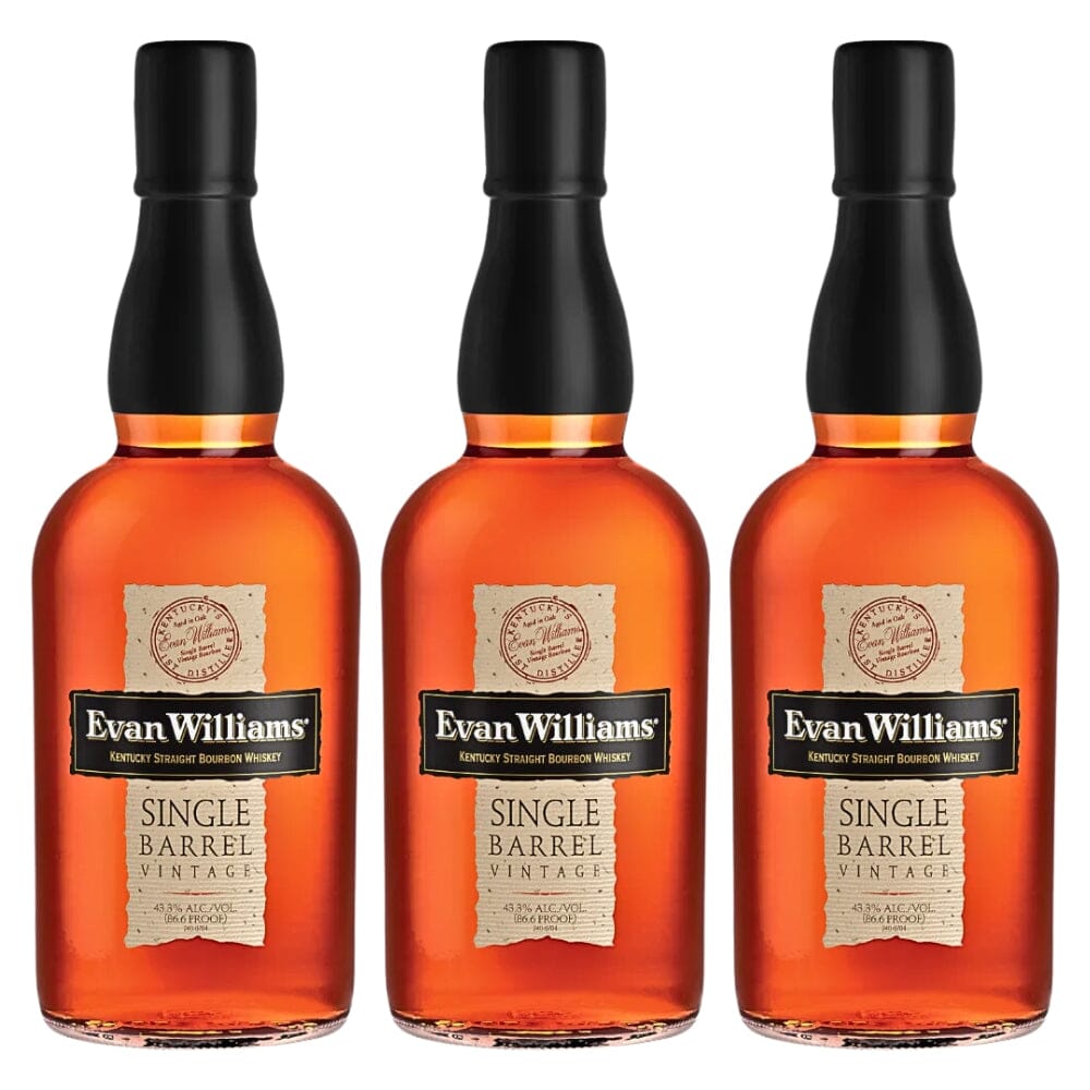 BuyEvanWilliamsSingleBarrelVintageBourbon3pkOnline Evan Williams Single Barrel Vintage Bourbon 3pk - Image 1
