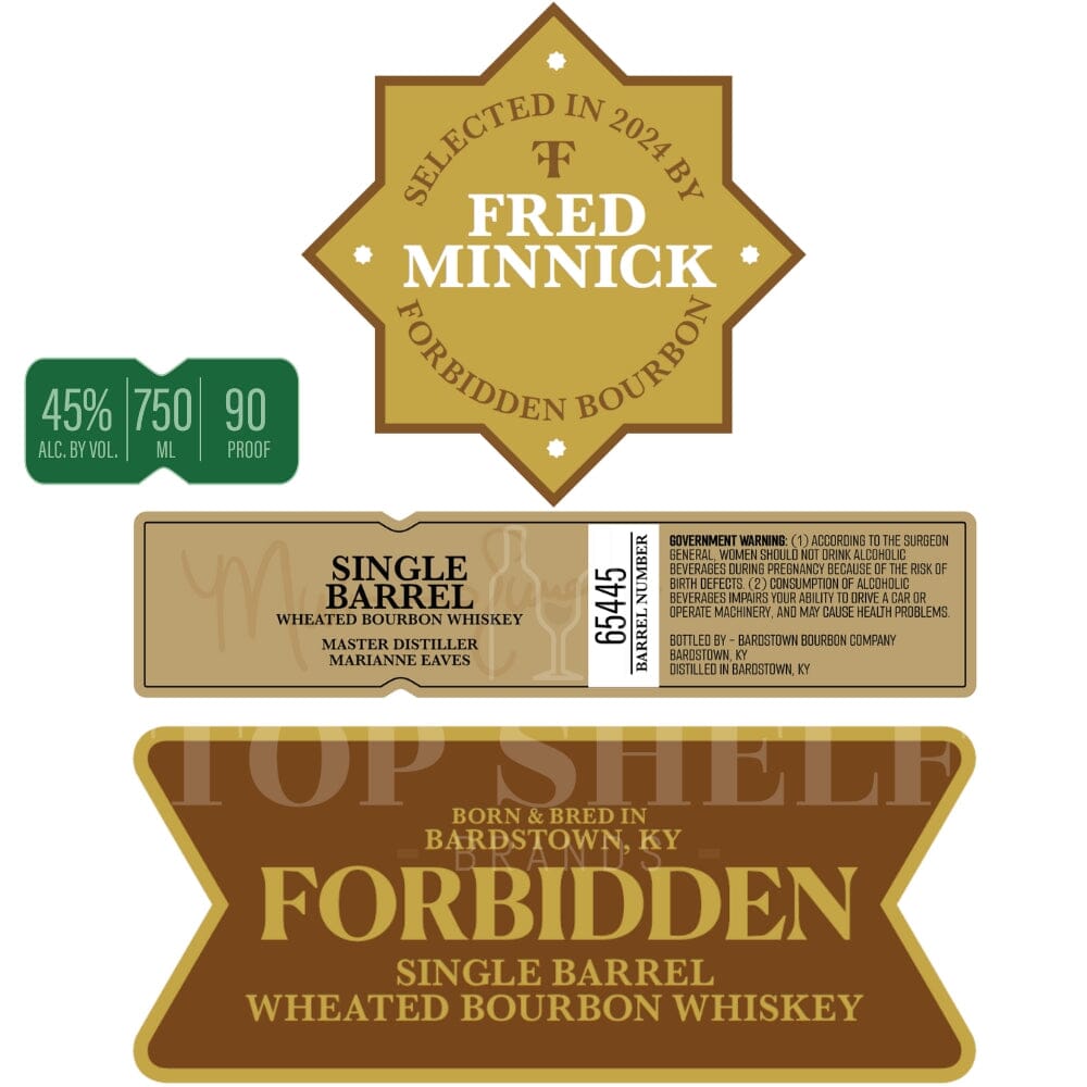 BuyForbiddenBourbonSelectedByFredMinnickOnline Forbidden Bourbon Selected By Fred Minnick - Image 1