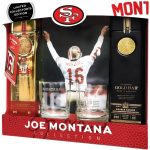 Gold Bar Whiskey Joe Montana Collection Kickoff Glass Gift Set