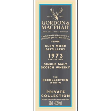 Gordon & Macphail the Recollection Series #2 49 Year Glen Mhor Distillery