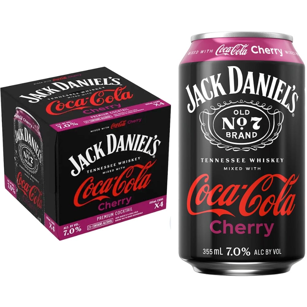 BuyJackDaniel_sCocaColaCherryCannedCocktailOnline_ef3638a7-4a9e-45ea-aea5-9f7b9ed83021 Jack Daniel's Coca Cola Cherry Canned Cocktail - Image 1