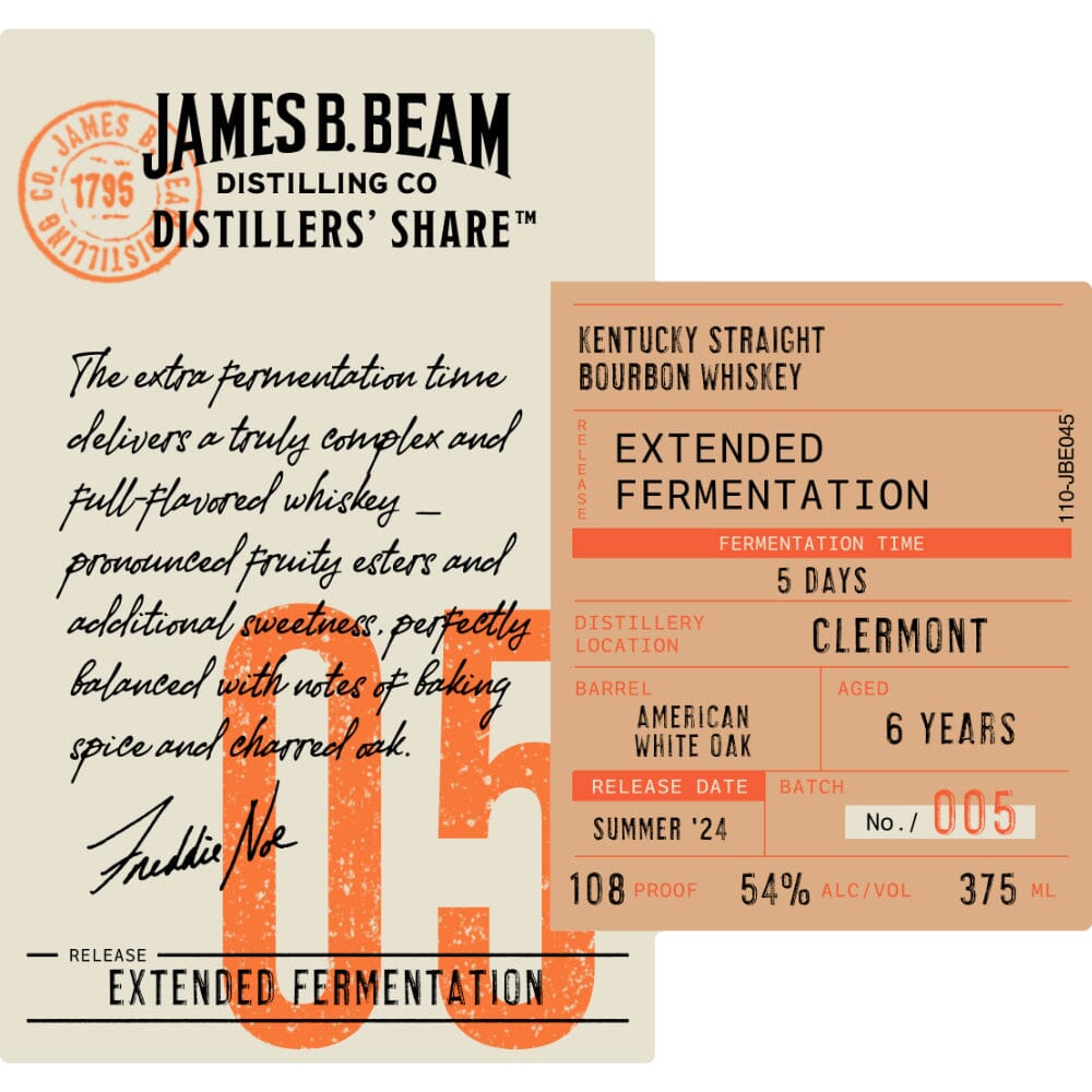 BuyJamesB.BeamDistillers_Share05ExtendedFermentationOnline James B. Beam Distillers' Share 05 Extended Fermentation - Image 1