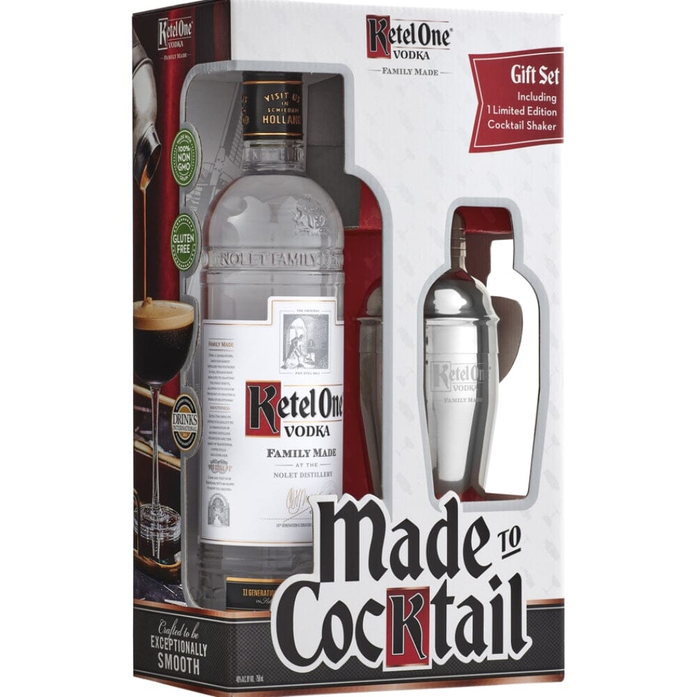 BuyKetelOneVodkaW_ShakerGiftSetOnline Ketel One Vodka W/Shaker Gift Set - Image 1