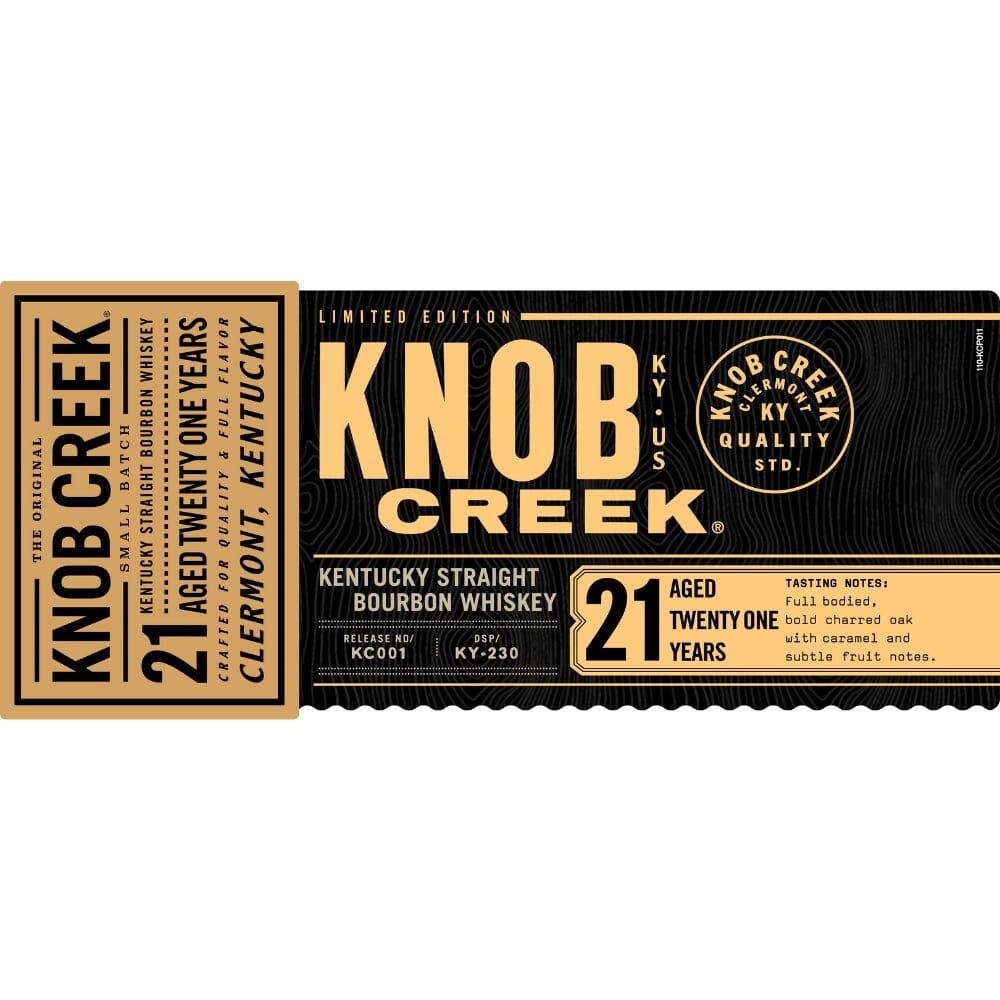 BuyKnobCreek21YearOldBourbonOnline_969a0434-4d07-420a-9e80-facaabf2b7f9 Knob Creek 21 Year Old Bourbon - Image 1