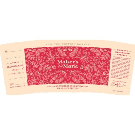 Maker’s Mark Personalized Holiday Bottle