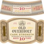 Old Overholt 10 Year Old Cask Strength Straight Rye - Image 2