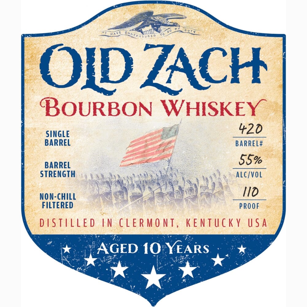 BuyOldZach10YearOldBourbonWhiskeyOnline Old Zach 10 Year Old Bourbon Whiskey - Image 1