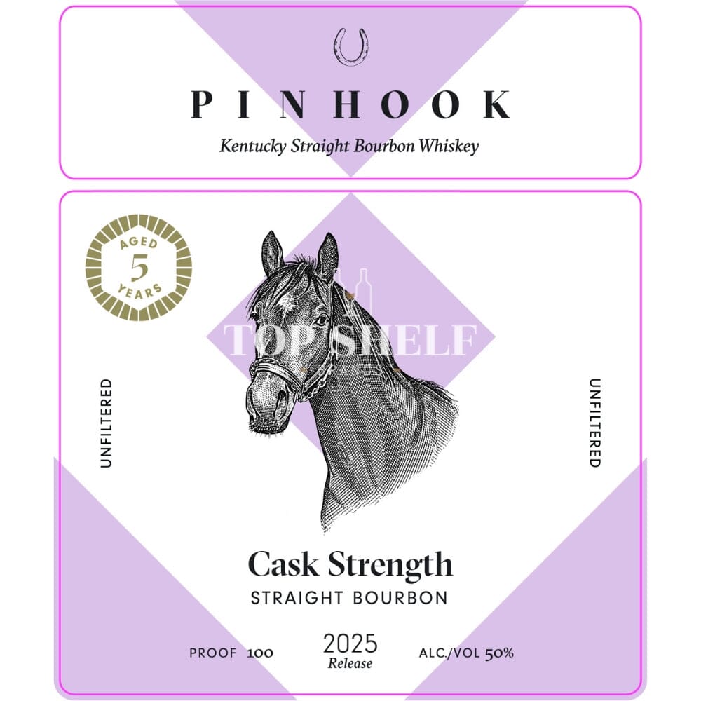 BuyPinhook5YearOldCastStrengthBourbon2025ReleaseOnline Pinhook 5 Year Old Cask Strength Bourbon 2025 Release - Image 1