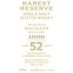 Rarest Reserve 52 Year Old Macallan 1969 - Image 3