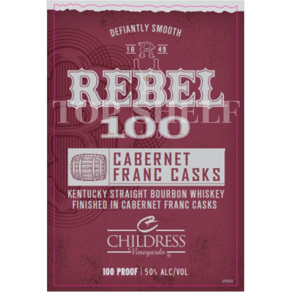 BuyRebel100CabernetFrancCasksBourbonOnline Rebel 100 Cabernet Franc Casks Bourbon - Image 1