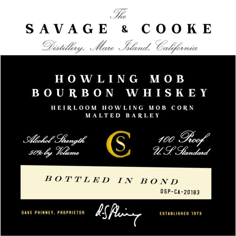 BuySavage_CookeBottledinBondHowlingMobBourbonOnline Savage & Cooke Howling Mob Bourbon Bottled in Bond - Image 1