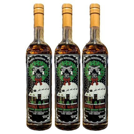 Smoke Wagon Straight Bourbon Christmas 2023 Limited Edition Bourbon Smoke Wagon Bourbon 3 Pack