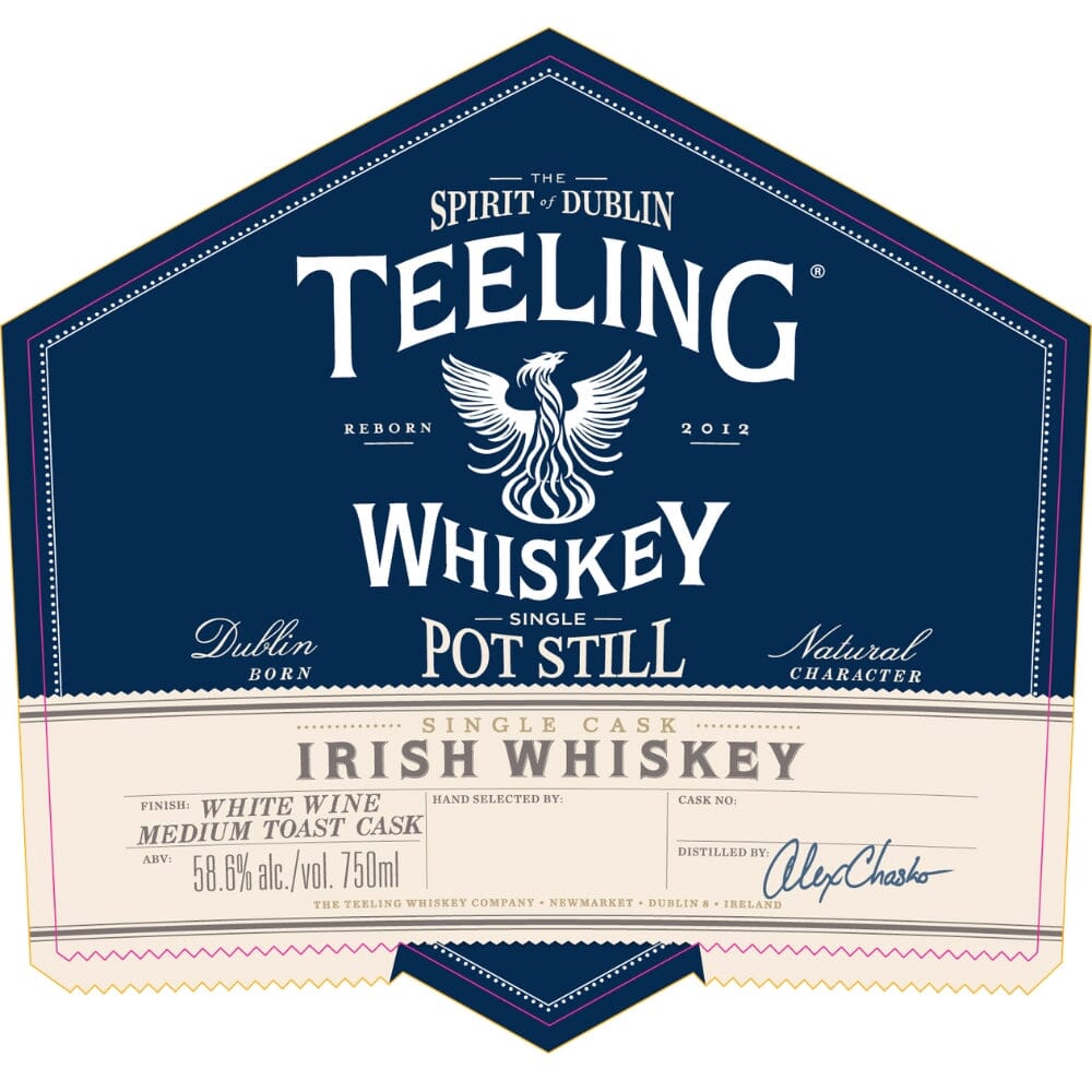 BuyTeelingSinglePotStillWhiteWineMediumToastCaskOnline Teeling Single Pot Still White Wine Medium Toast Cask - Image 1