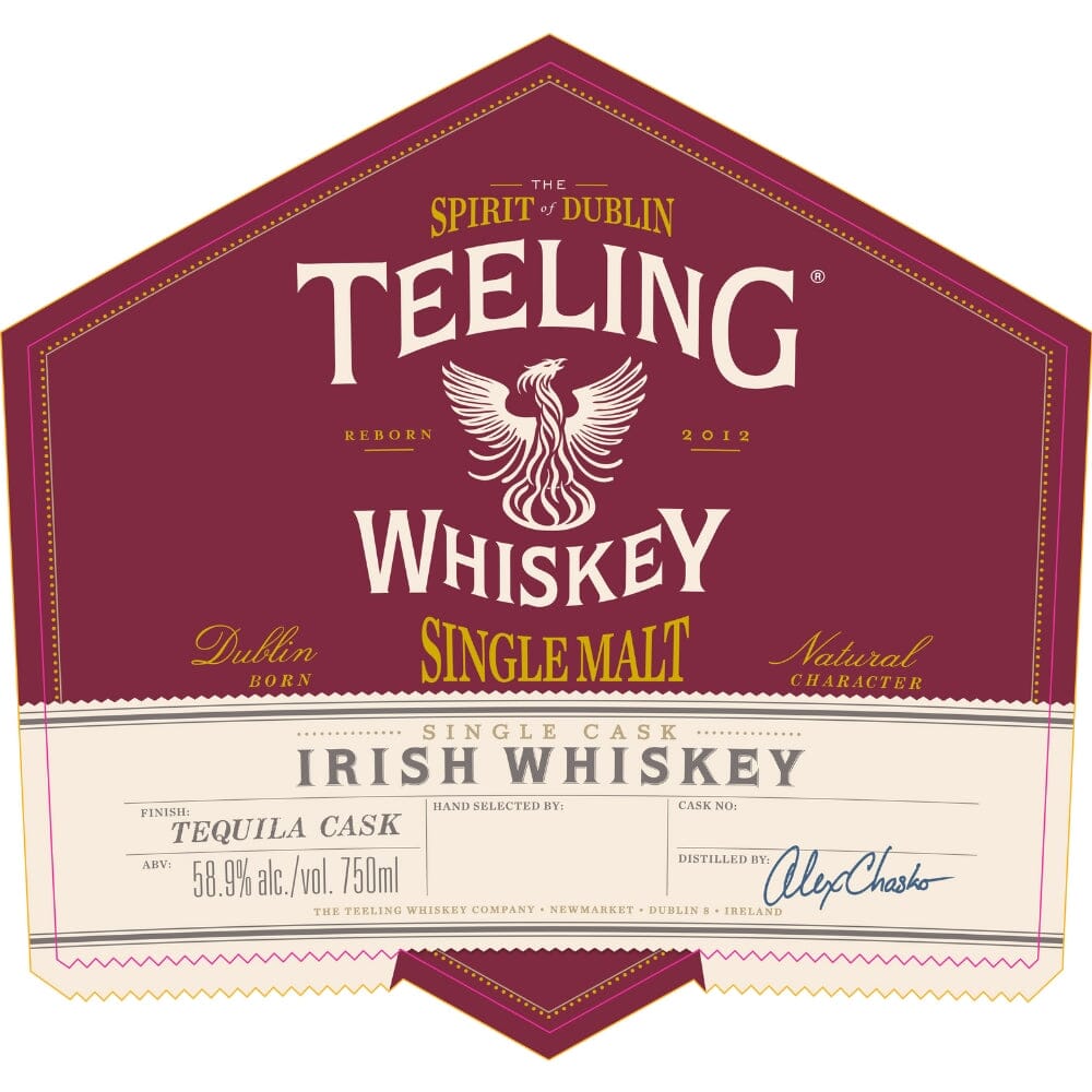 BuyTeelingTequilaCaskFinishSingleMaltIrishWhiskeyOnline Teeling Single Cask Tequila Cask Single Malt - Image 1