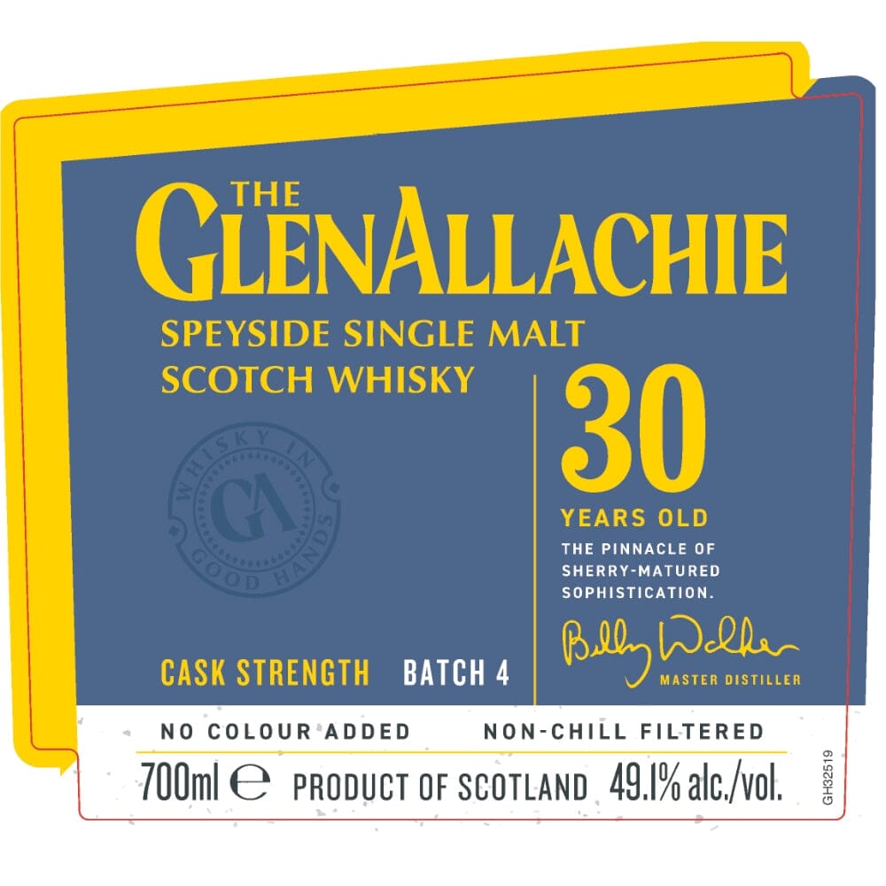 BuyTheGlenallachie30YearOldCaskStrengthBatch4Online GlenAllachie 30 Year Old Cask Strength Batch 4 - Image 1