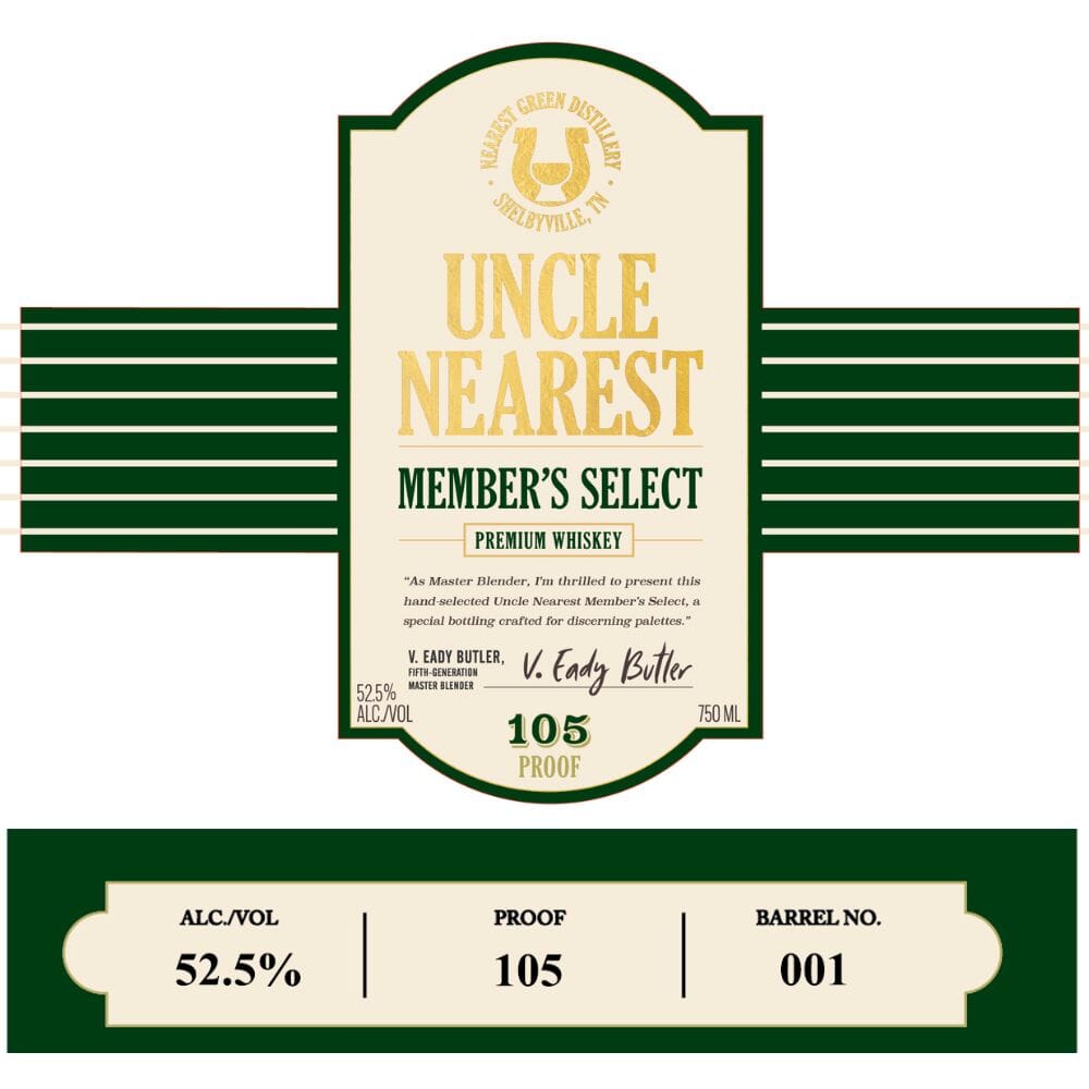 BuyUncleNearestMember_sSelectPremiumWhiskeyOnline Uncle Nearest Member’s Select - Image 1