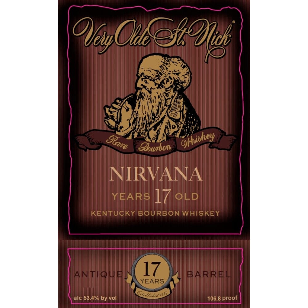 BuyVeryOldeSt.NickNirvana17YearOldBourbonOnline Very Olde St. Nick Nirvana 17 Year Old Bourbon - Image 1