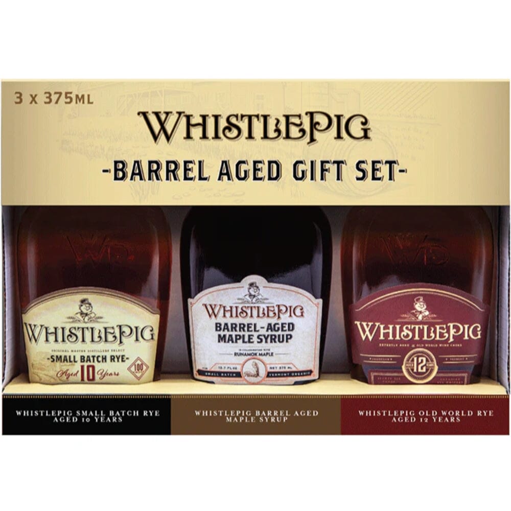 BuyWhistlePigBarrelAgedGiftSet3x375mlOnline WhistlePig Barrel Aged Gift Set 3x375ml - Image 1
