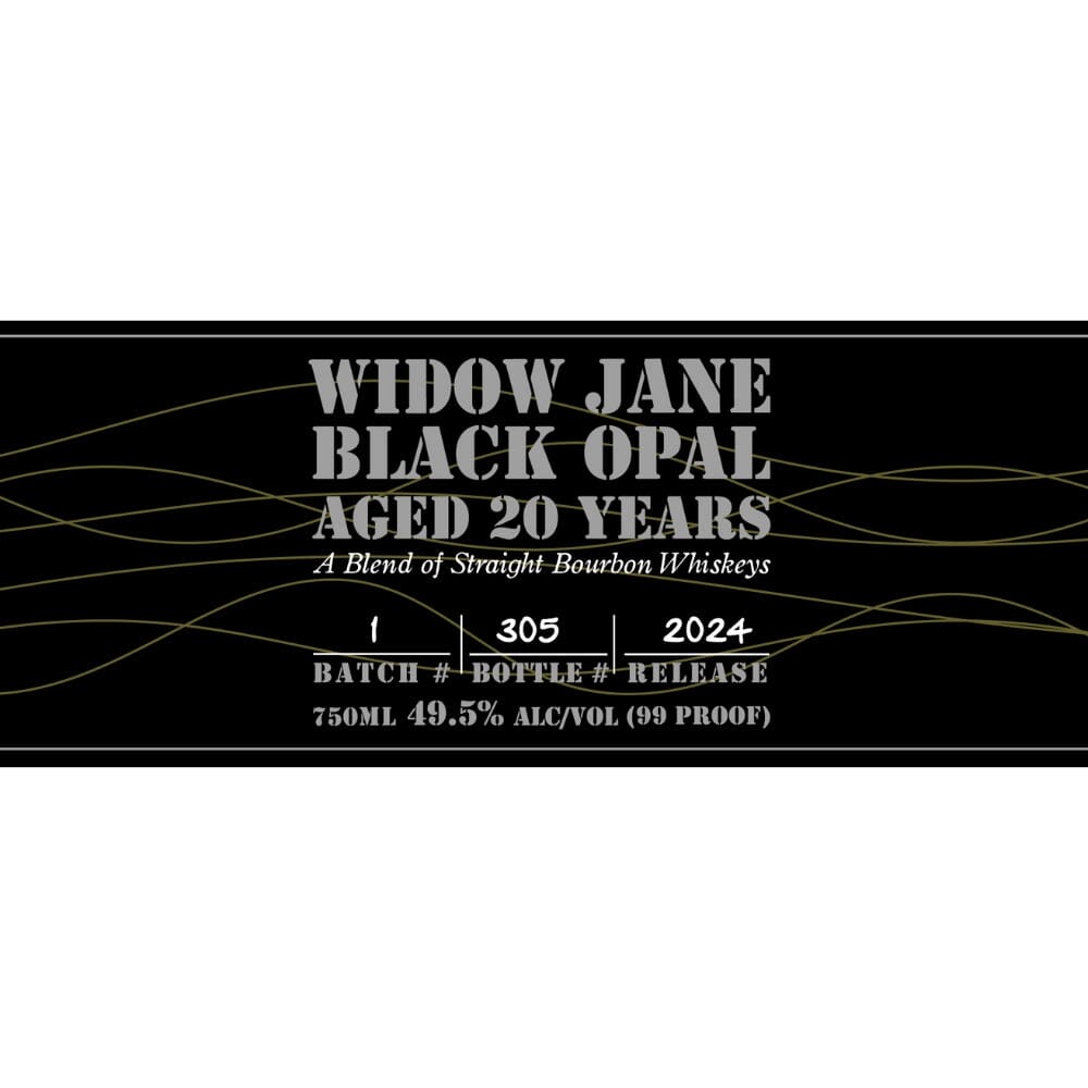 BuyWidowJaneBlackOpal20YearOldBourbon2024ReleaseOnline Widow Jane Black Opal 20 Year Old Bourbon 2024 Release - Image 1