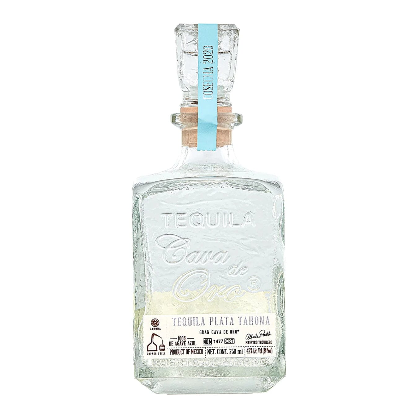 CavadeOroTahonaPlata Cava de Oro Plata Tahona Tequila - Image 1