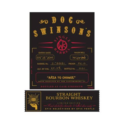 Doc Swinson’s Single Barrel Straight Bourbon