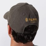 Vintage Label Ball Cap in Charcoal - Image 2
