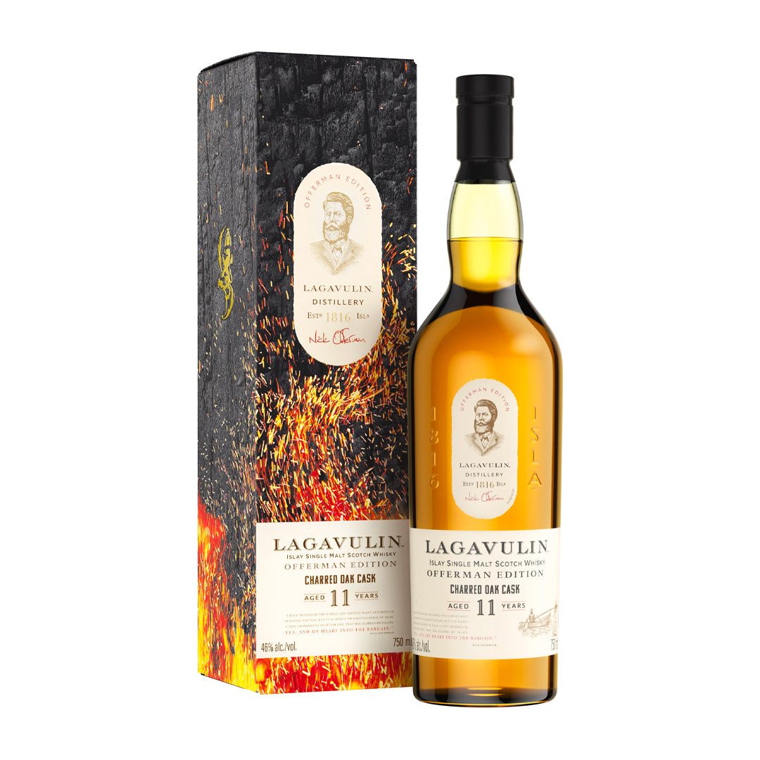 LagavulinOffermanEdition11YearCharredOakCask Lagavulin Offerman Edition 11 Year Charred Oak Cask - Image 1