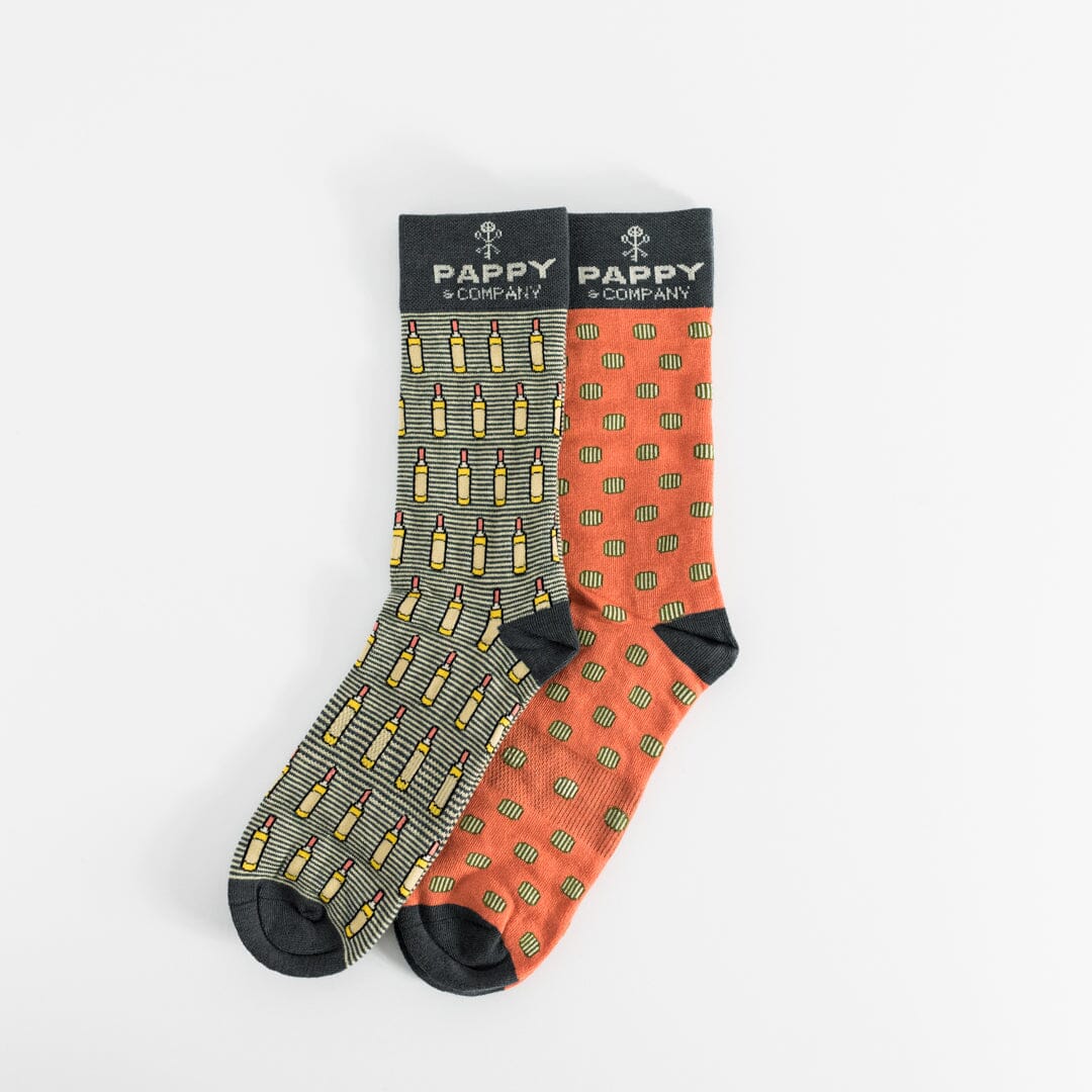 November23Product1080x1080-12 Pappy & Company Barrels & Bottles Sock Set Apparel & Gear Pappy & Company Small/Medium (Women's 6-9.5/Men’s 5-8)