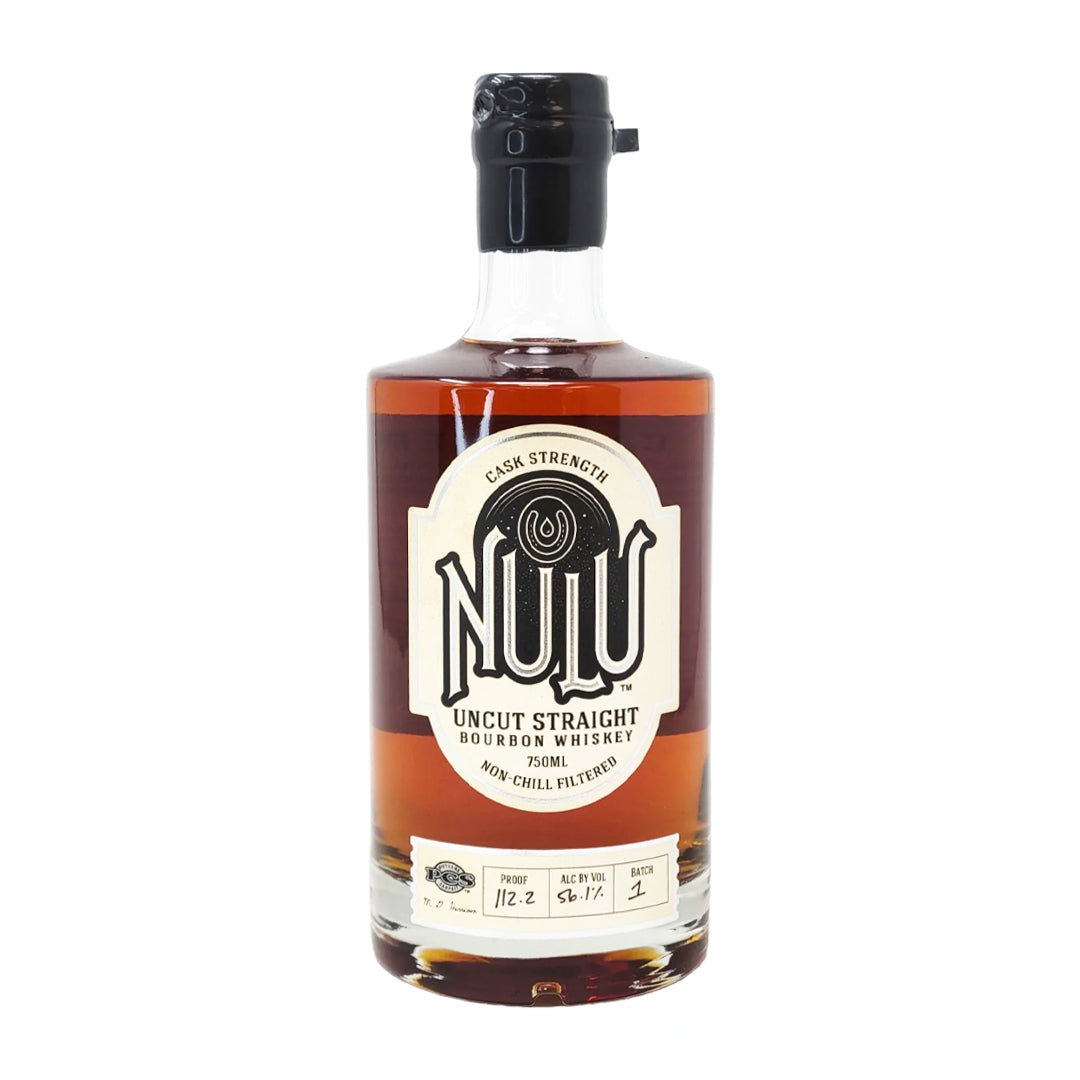NuluCaskStrengthUncutBourbonBlend112.2Proof Nulu Cask Strength Uncut Bourbon Blend 112.2 Proof Batch #1 - Image 1