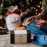 Pappy & Company Spinning Glass Set with Barrel Stave Coasters - Image 2